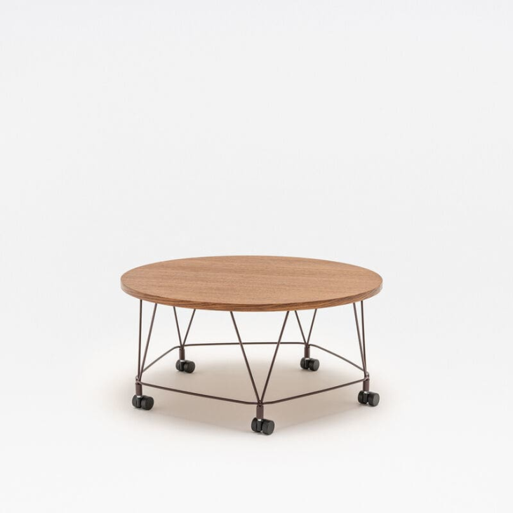 Table à roulettes PENTAL 52x52x43 cm