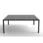 Table basse rectangulaire 105x105 cm piètement en aluminium recyclable TABLET de Vondom