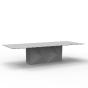 Table XL design L 300 cm FAZ de VONDOM Coloris : Acier