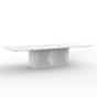Table XL design L 300 cm FAZ de VONDOM Coloris : Glacier