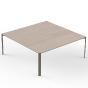 Table basse carrée TABLET 105 x 105 cm Coloris du plateau : Danae