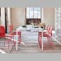 Table rectangulaire en métal Armando de Midj pour cafétéria, restauration, réunion, coworking space