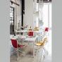 Tables rectangulaires en métal Armando de Midj pour cafétéria, restauration, réunion, coworking space