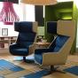 Sièges lounge et design pour des salles d'accueil et de détente BuzziMe de Buzzispace