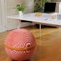 Sièges ballons ergonomiques housse en similicuir LEATHER LIKE de BLOON PARIS pour maison, télétravail, bureau