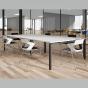 Table carrée pour espace de réunion, coworking, fomation ASTRO de Buronomic