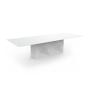Table rectangulaire L 300 cm avec piètement en plastique recyclable FAZ