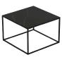 Table basse carrée 100x100 cm avec piètement en aluminium recyclable SUAVE de Vondom