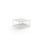 Table basse carrée 60x60 cm avec piètement en aluminium recyclable SUAVE de Vondom