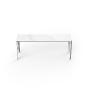 Table basse rectangulaire 35x105 cm piètement en aluminium recyclable TABLET de Vondom
