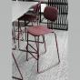 Chaises hautes pour café, cantine, bar NEW SCHOOL MDD