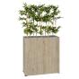 Plante artificielle sur jardinière en bois H 183 cm Bambous de Genexco