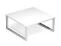 PUNTA - table d'accueil carrée Modèles : Table carrée pieds métal PNTC/2B