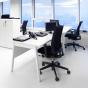 Bureaux opératifs OGI A pour télétravail, configuration espace de travail en open space, en bureau fermé ou co-working