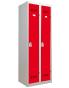 VESTIAIRE MONOBLOC 2 PORTES INDUSTRIE PROPRE Coloris de la porte : RAL 3001 ( RG ) Rouge