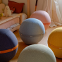 Sièges ballons ergonomiques housse en tissu KIDS de BLOON PARIS pour maison, école, bibliothèque