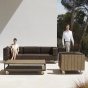 Salon d'extérieur avec mobilier outdoor design VINEYARD
